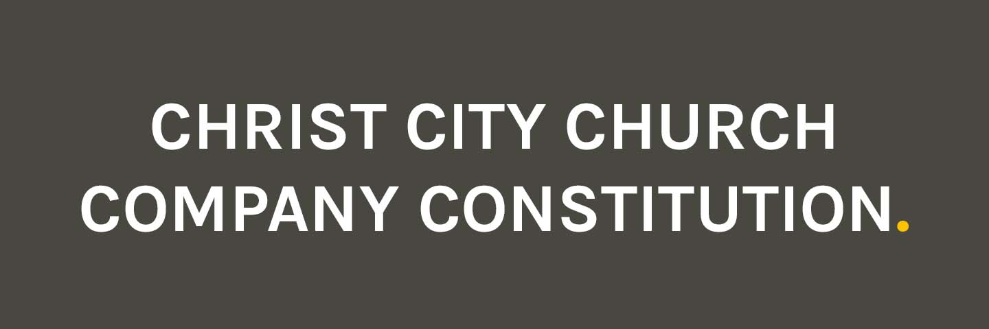 CCC Company Constitution