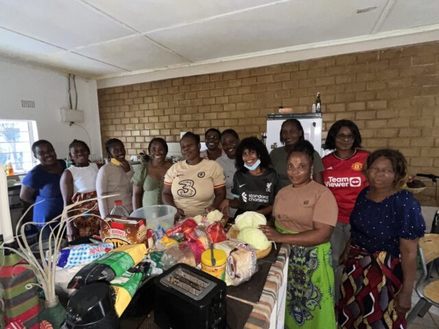 Cooking for the staff
