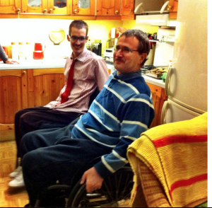 Christian Hacking in wheelchair