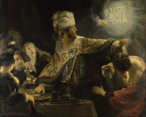 Belshassars Feast, by Rambrant van Rijn, 1638