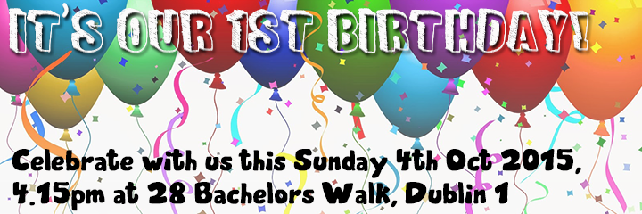 It's our 1st birthday!