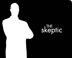 skeptical person